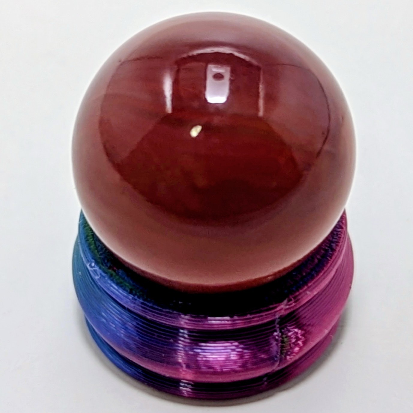 M. F. Christensen; Oxblood Brick, Very Rare 5/8″ .64″ Wet-Mint, Gorgeous