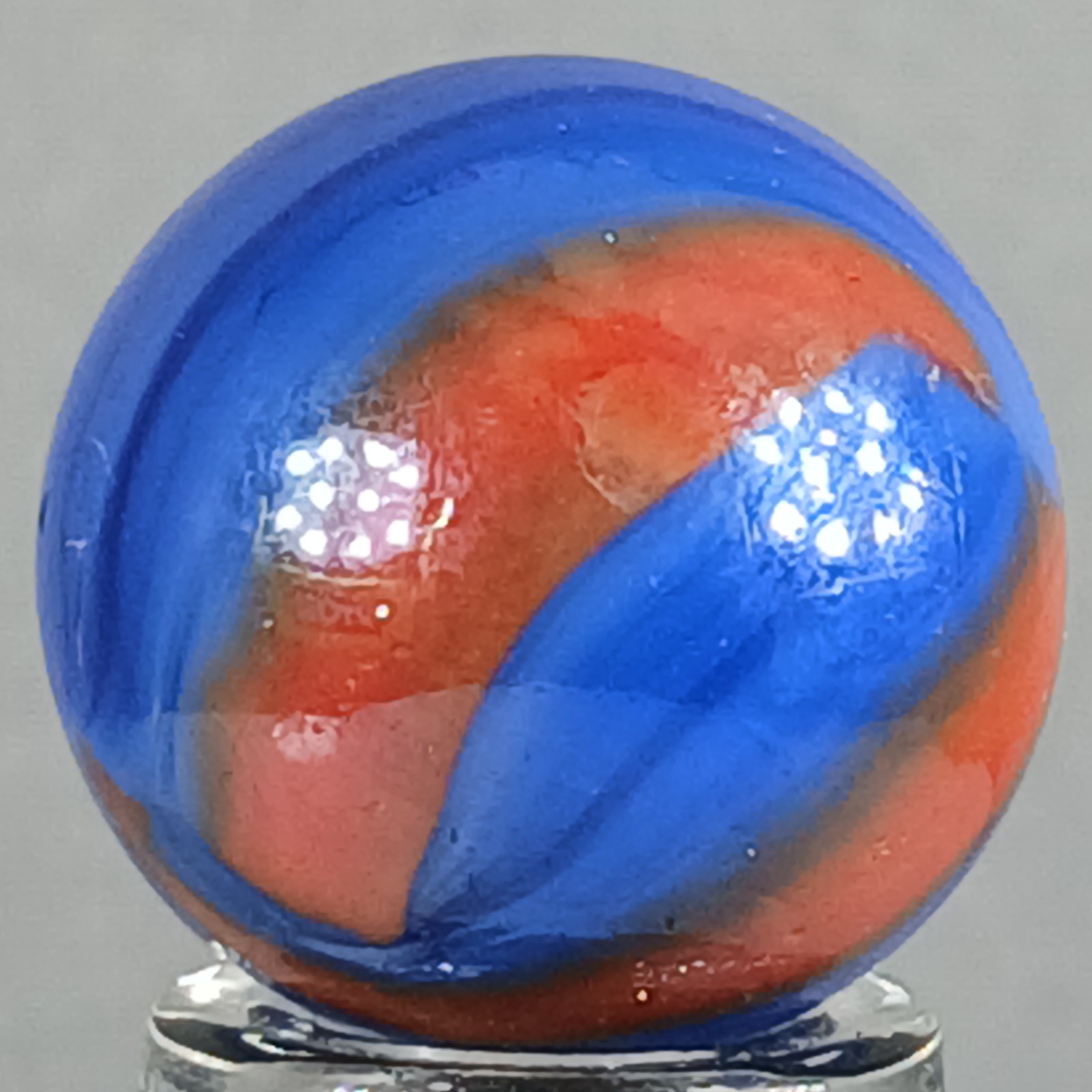 Vintage Imported Patch And Ribbon Marble .61 Inches Near-Mint Condition