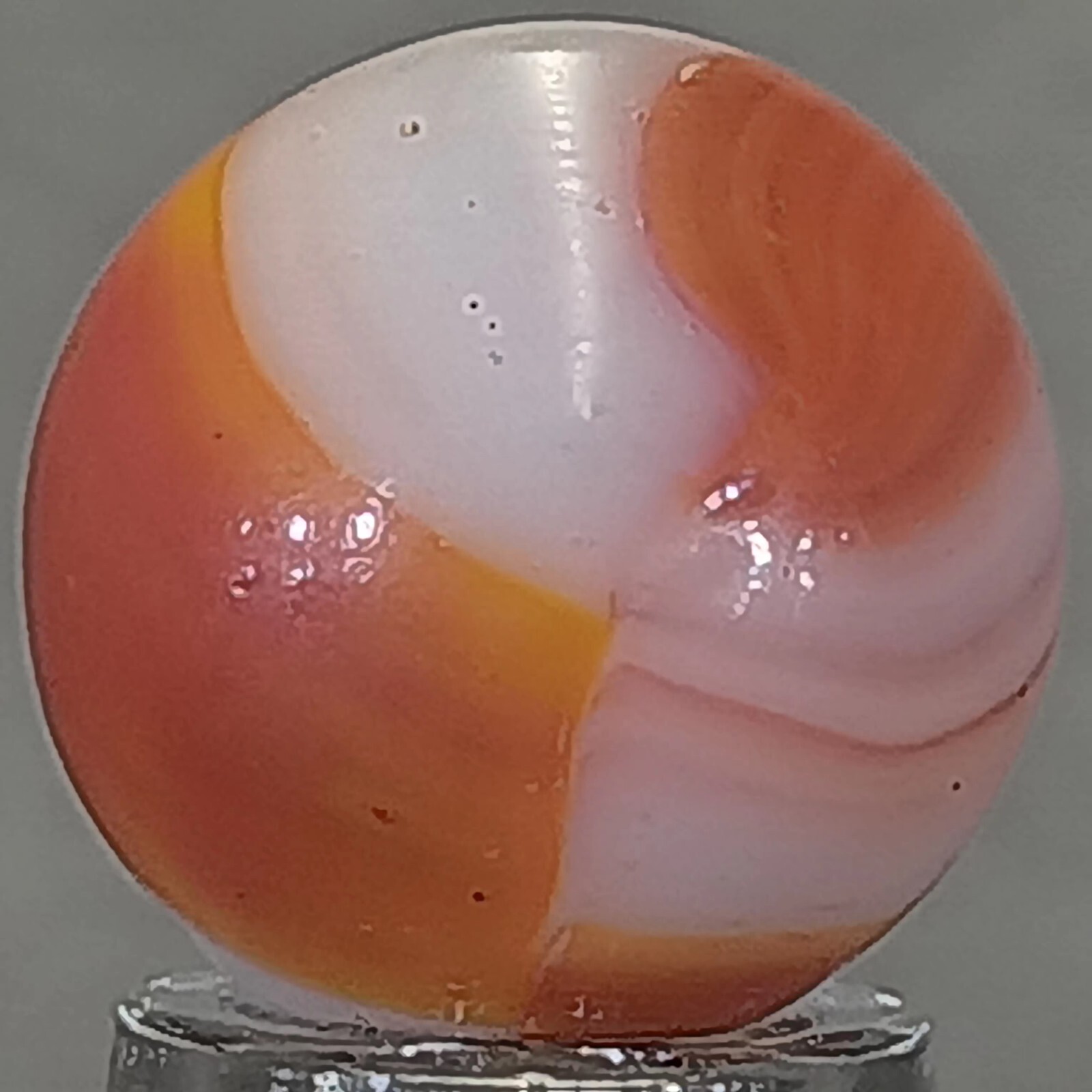 Vintage Marble King Rainbow .62 Inches Mint Condition Single Seam
