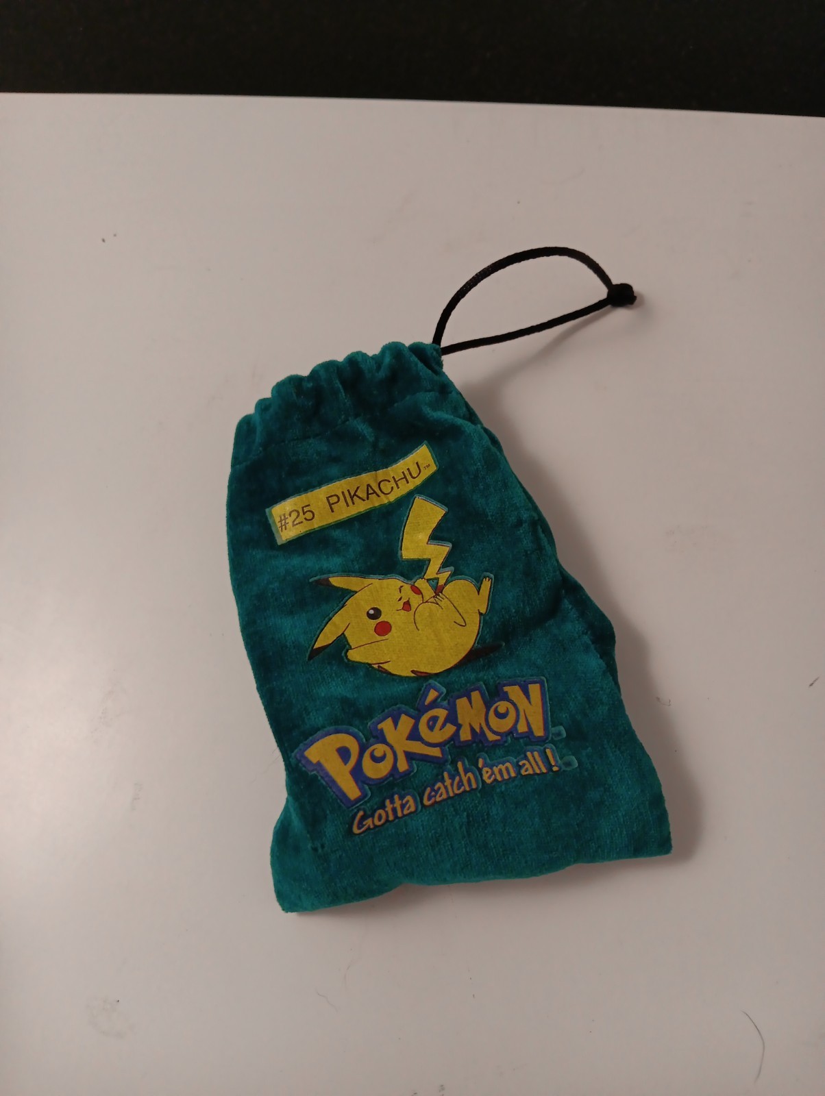 Vintage 90s Pokemon Marble Lot Of Nine (9) W/Green Pikachu Bag