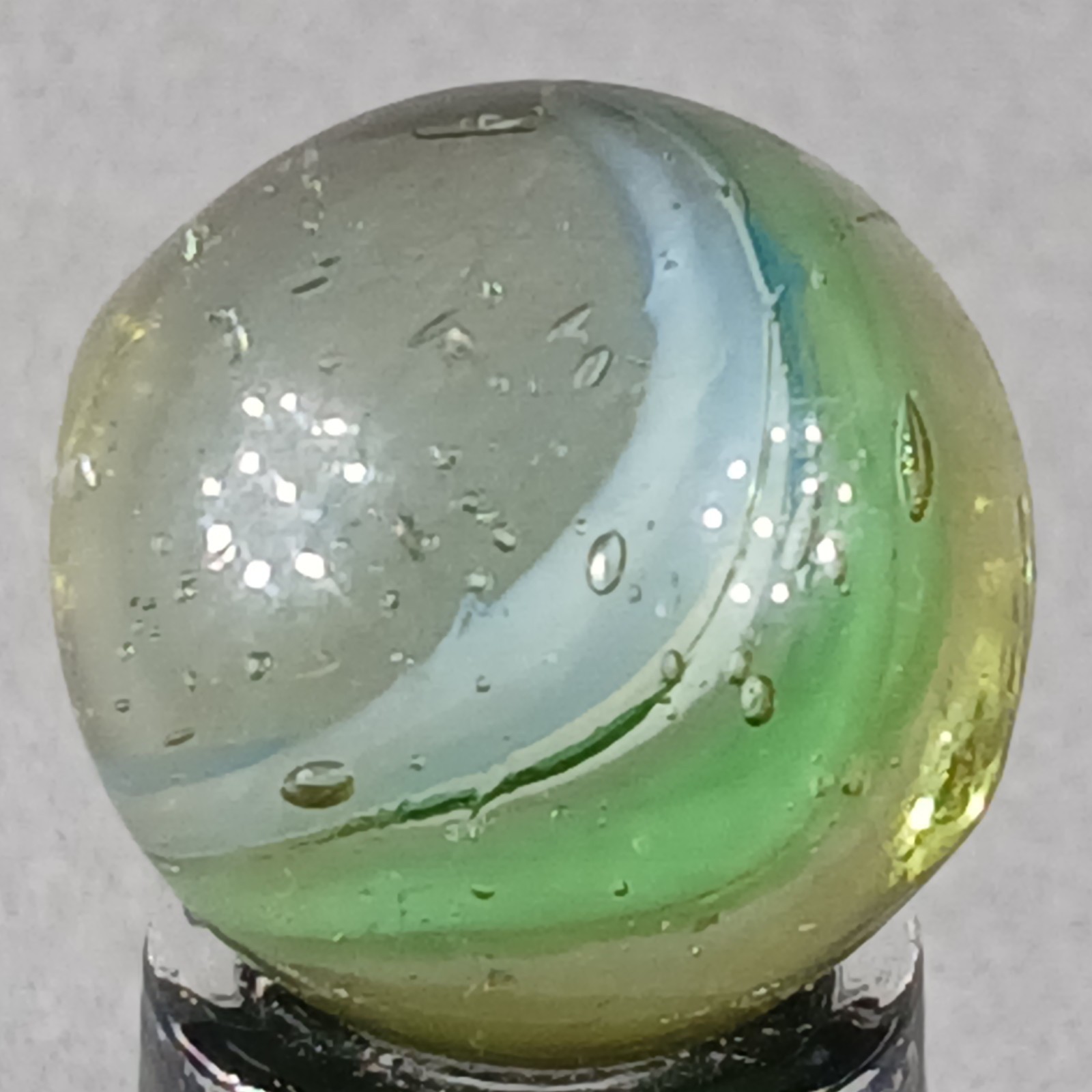 Vintage Imported Cat’s Eye Marble .60 Inches Near-Mint Condition