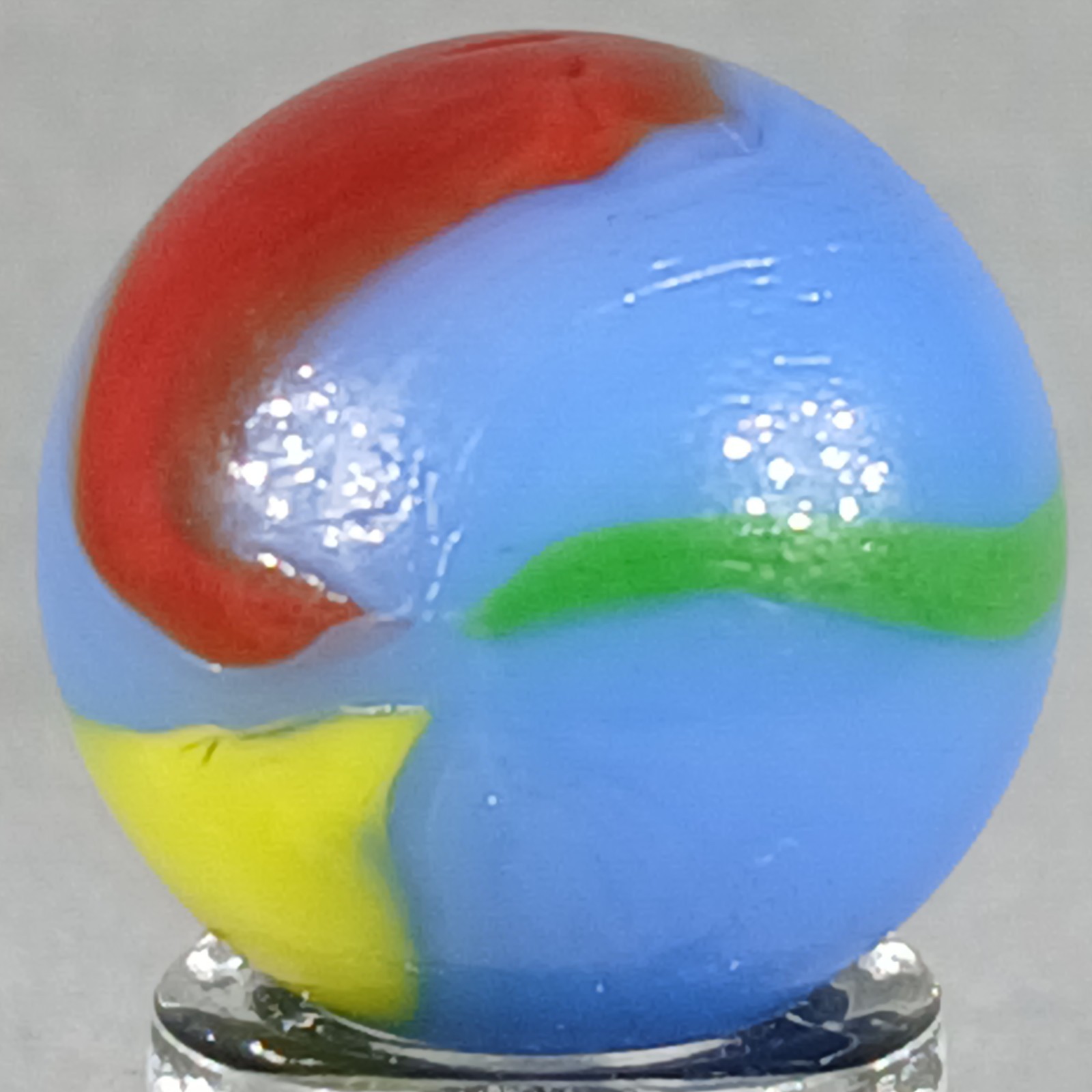Vintage Imported Patch And Ribbon Marble .61 Inches Near-Mint Condition