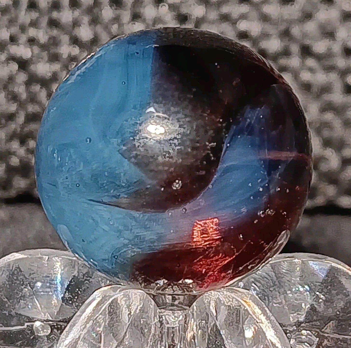 Vintage Cairo Novelty Swirl Marble. Uv. 5/8 Mint-. HTF Example Circa (1946-1952)