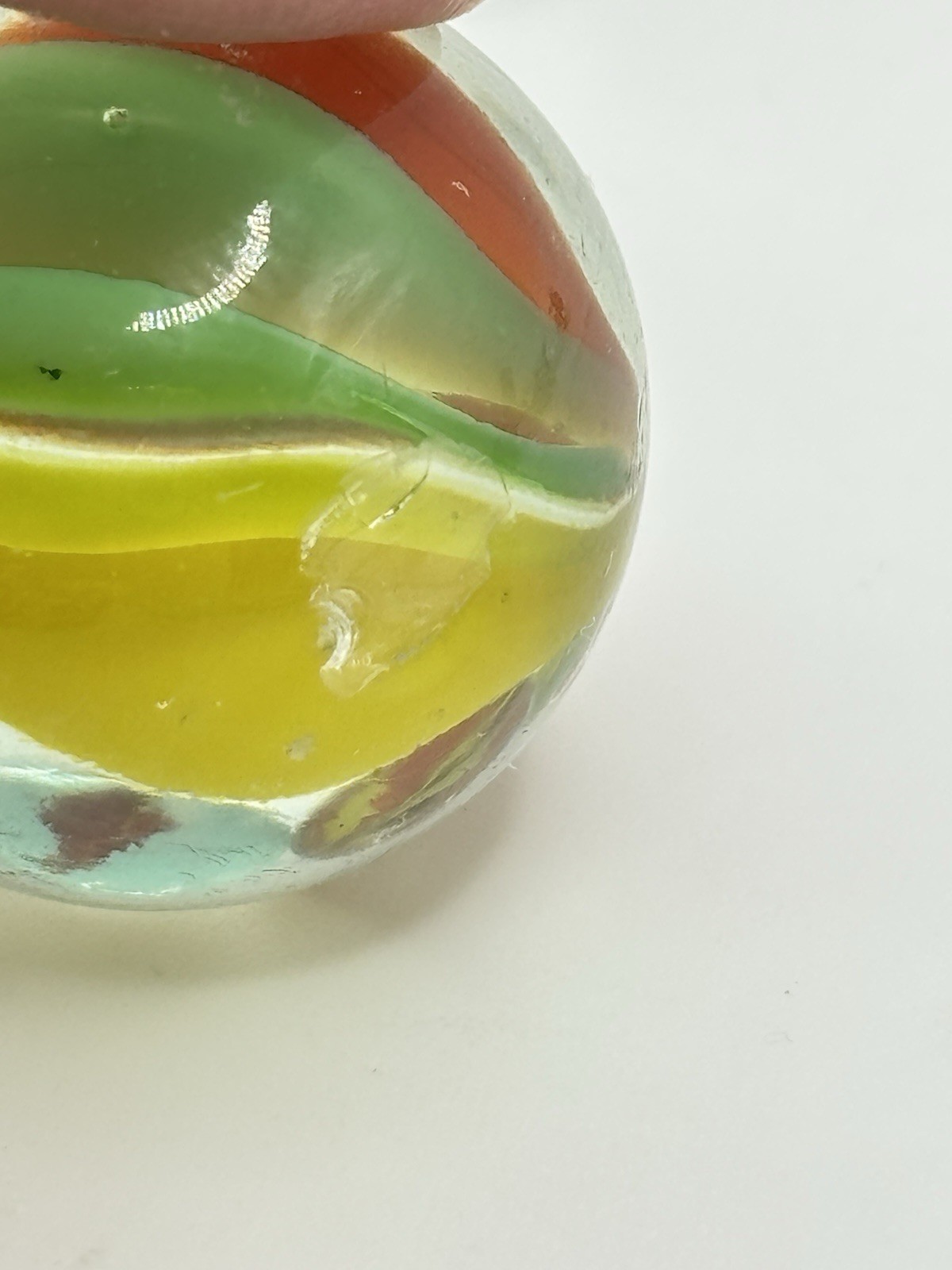 Vintage 1984 KITTY CUCUMBER Six Fancy Jumbo MARBLES In Box RARE Set of 6