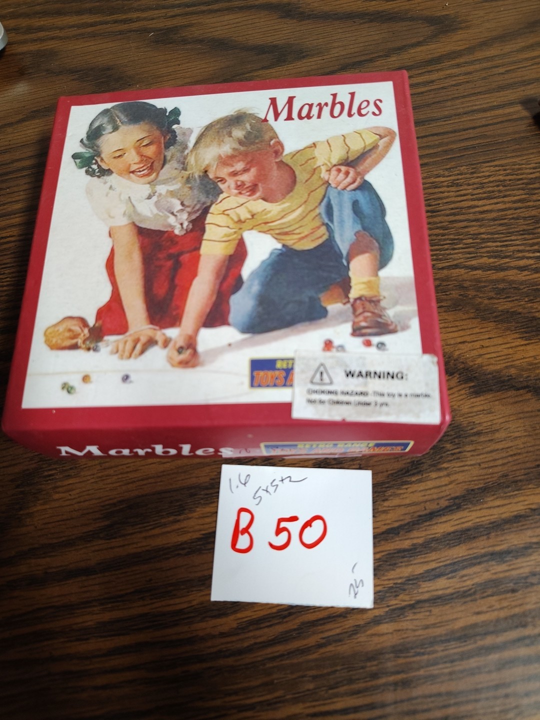 Marble Set Of 52 Retro Range Toys And Games