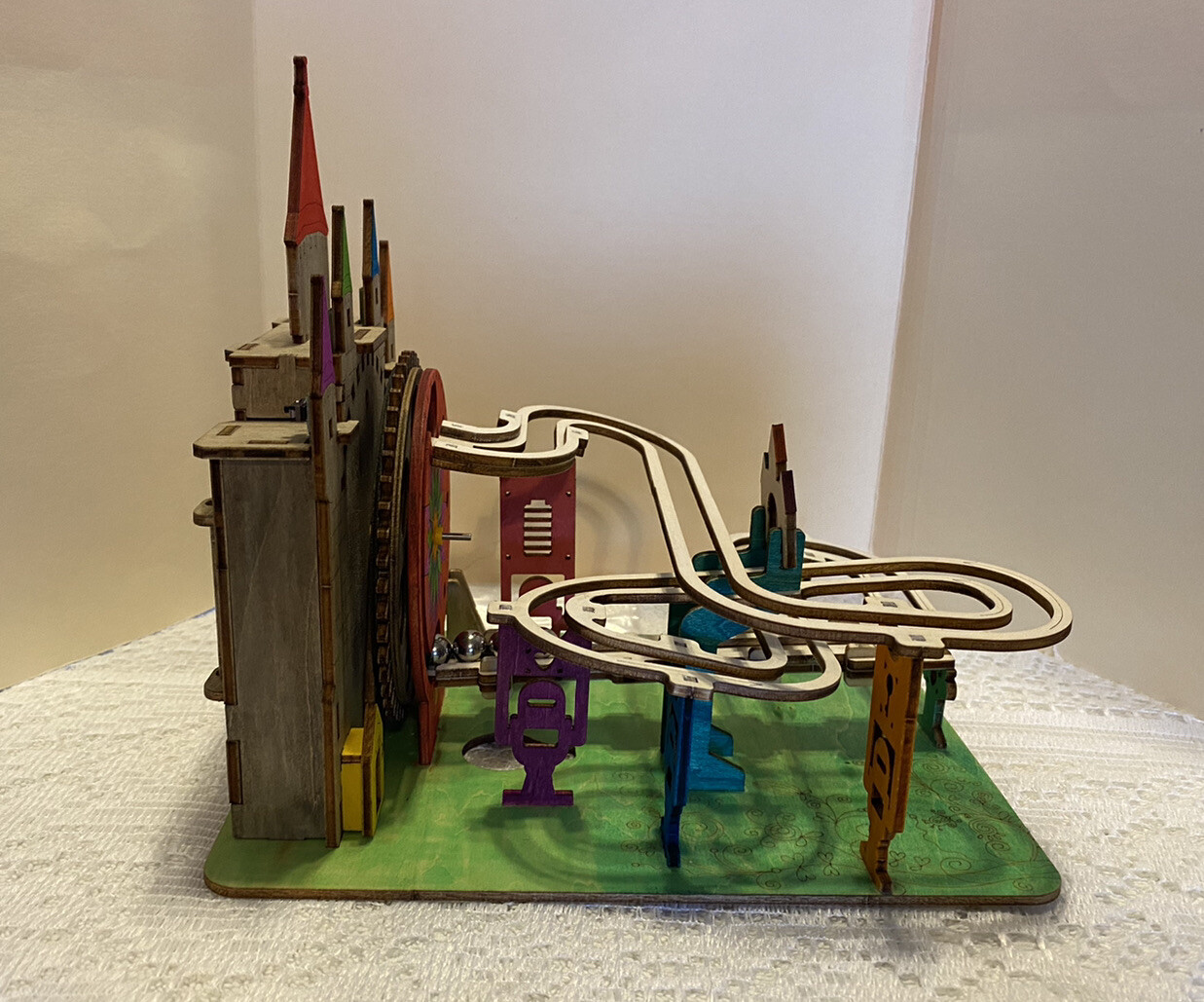 *NEW* MOTORIZED CASTLE MARBLE RUN W/ LED LIGHTS – SEE VIDEO!