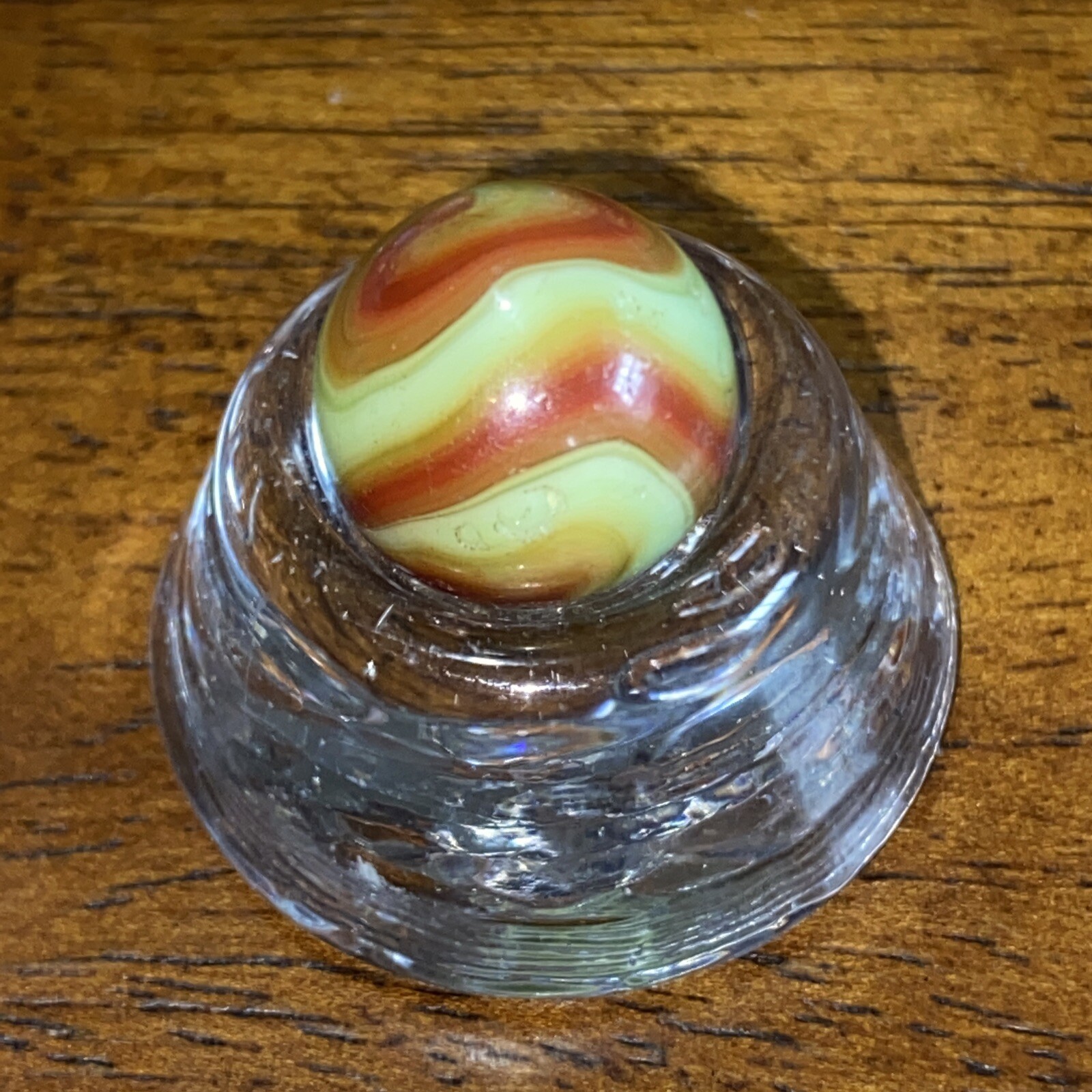 Akro Agate Corkscrew .61” Mint Condition