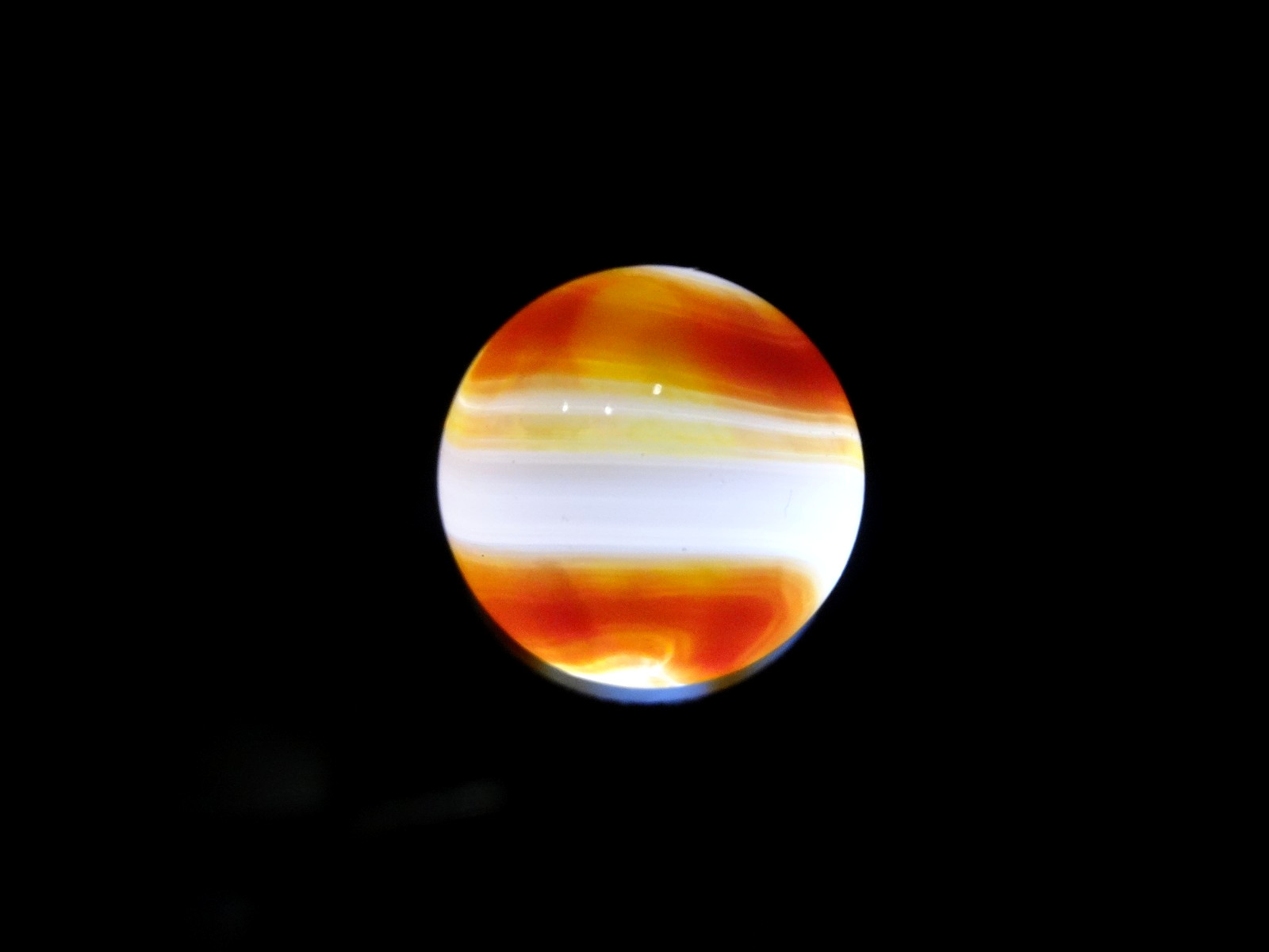 AKRO AGATE MOLDED AKRO TRI COLOR WET MINT VHTF! (very cool)