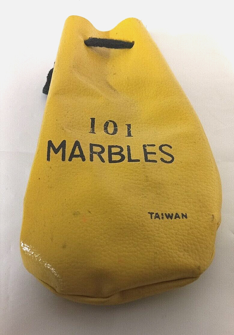 Vintage~BAG OF 101 Vinyl Yellow Bag~Made in Taiwan