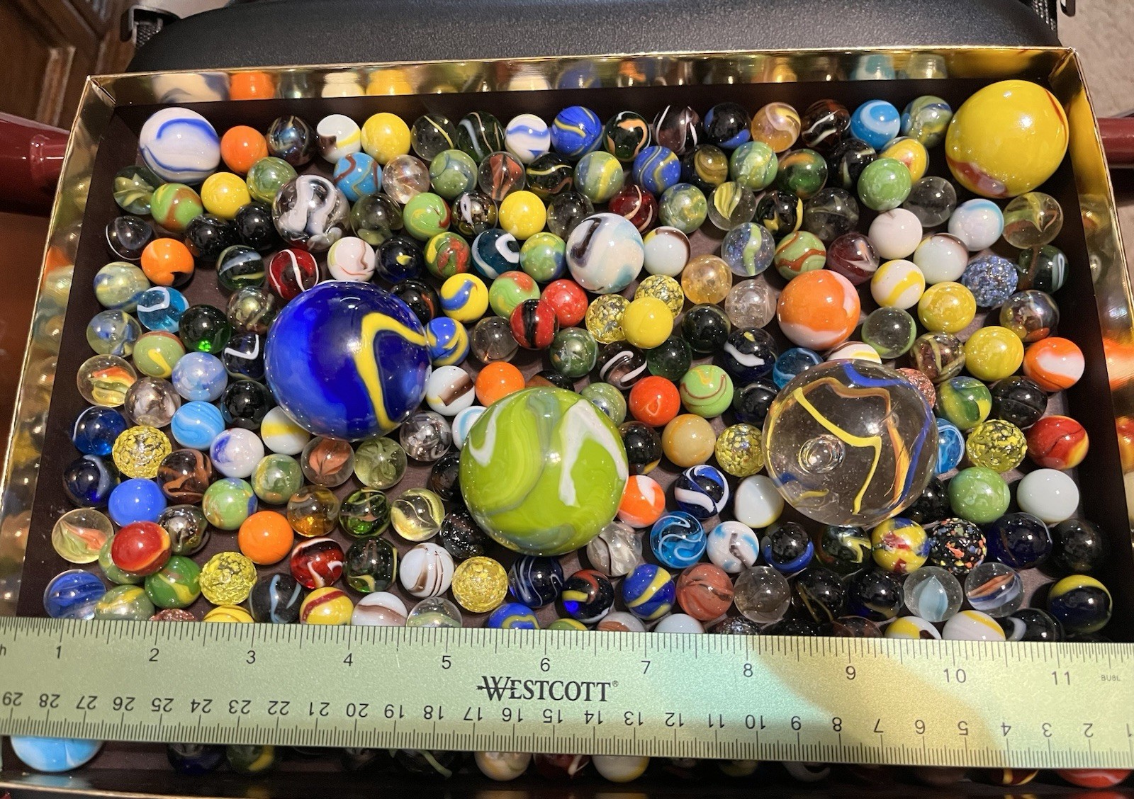 Nice Vintage Marble Collection Over Four Pounds Fast Shipping