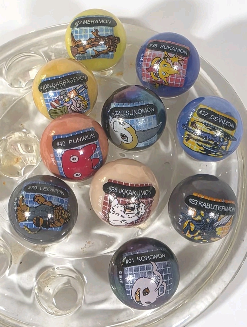 2001 Digimon Marbles Lot (10)