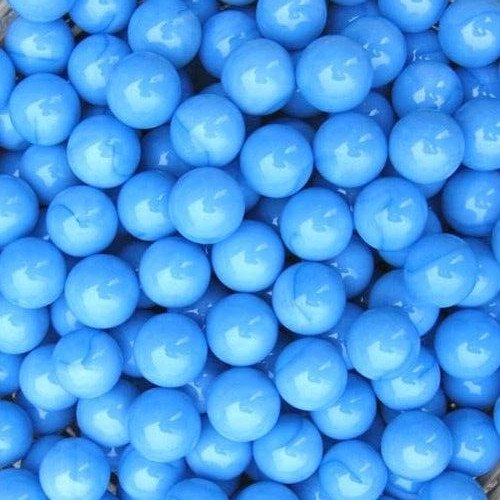 MARBLE LOT 2 POUNDS OF 9/16 INCH / 14MM OPAL SKY BLUE MEGA MARBLES