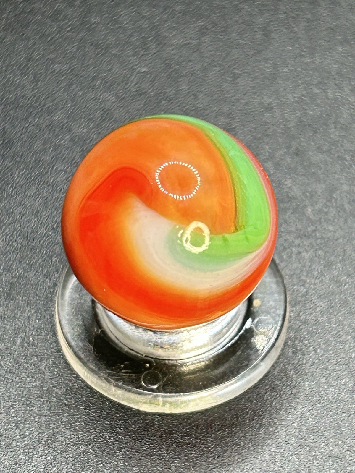 Vintage Akro Corkscrew Marble 3+ Akro Special 0.629”