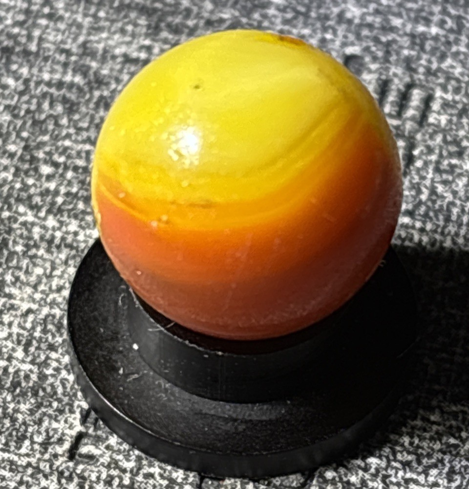 Vacor de Mexico Pee Wee Sunrise Marble .51”tiny chip See Pics