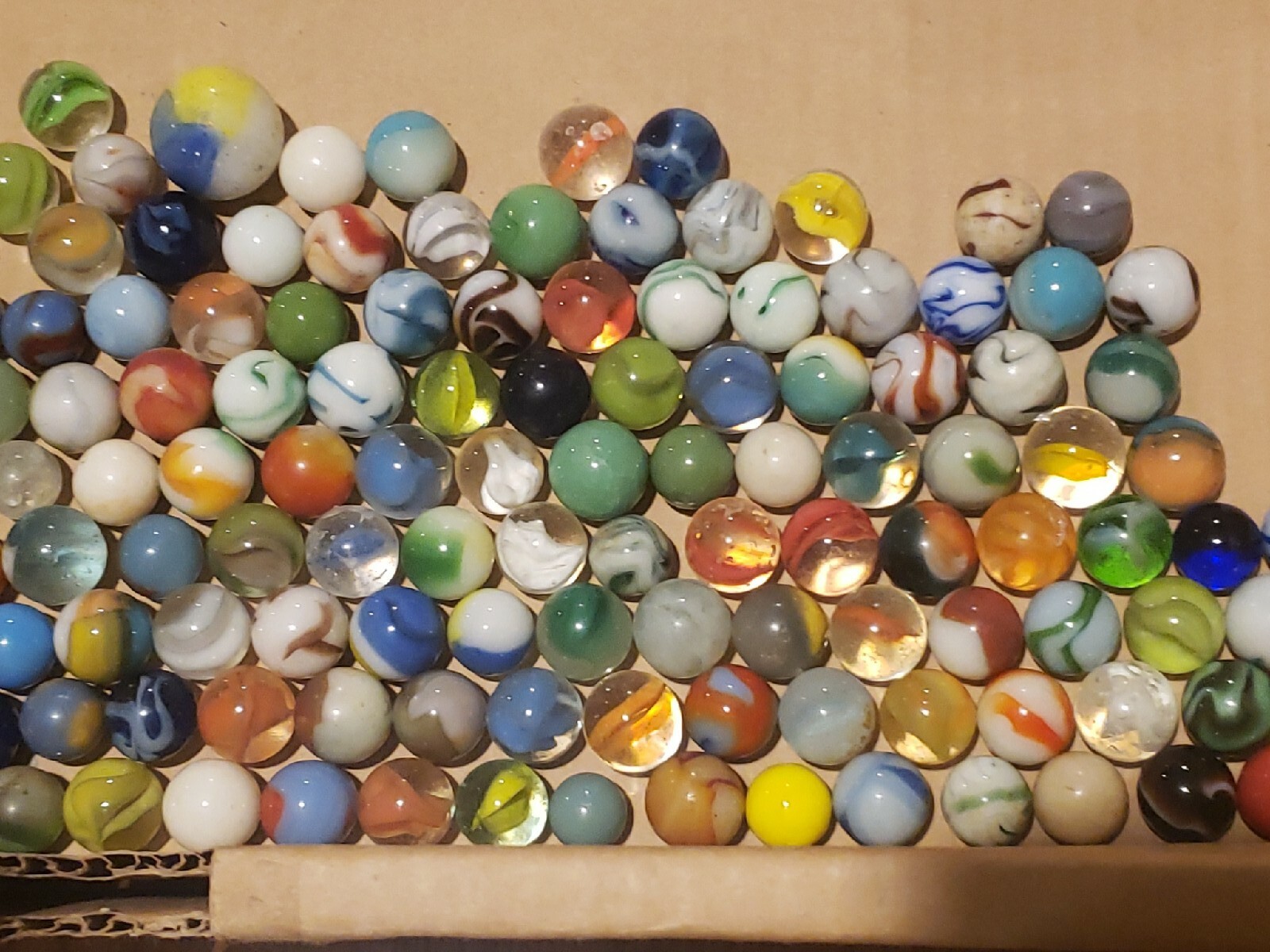 Large Antique Estate Small To Medium 175 Marble Lot