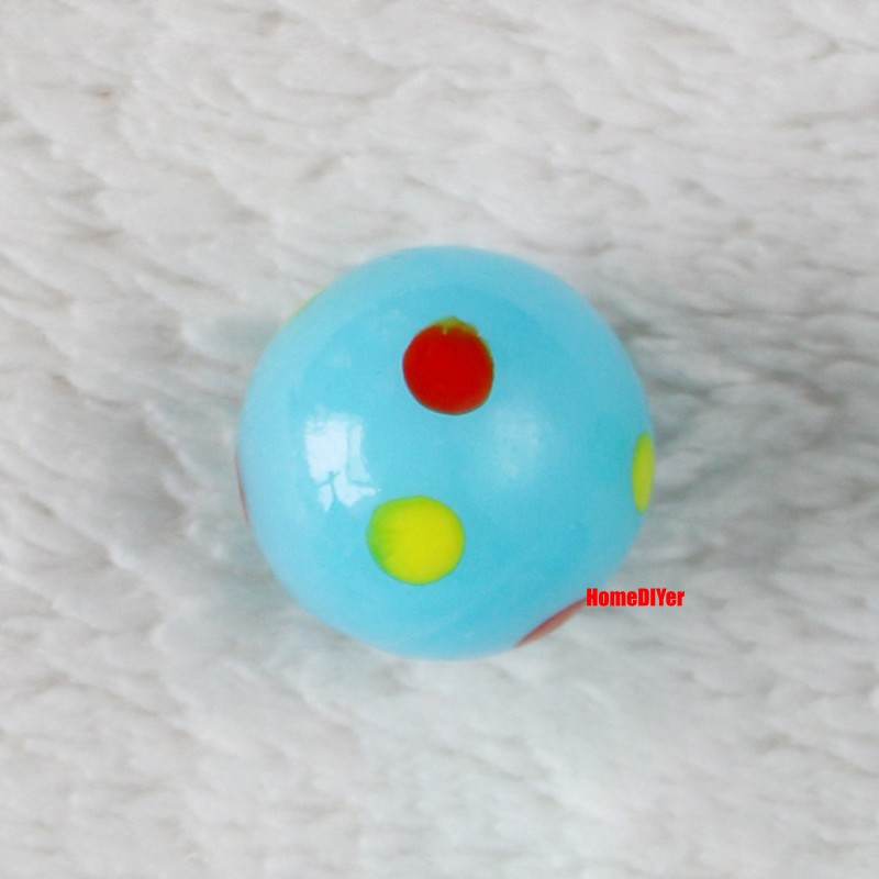 16mm Colourful Glass Marbles Balls Traditional Kids Toys Games Craft Decoration