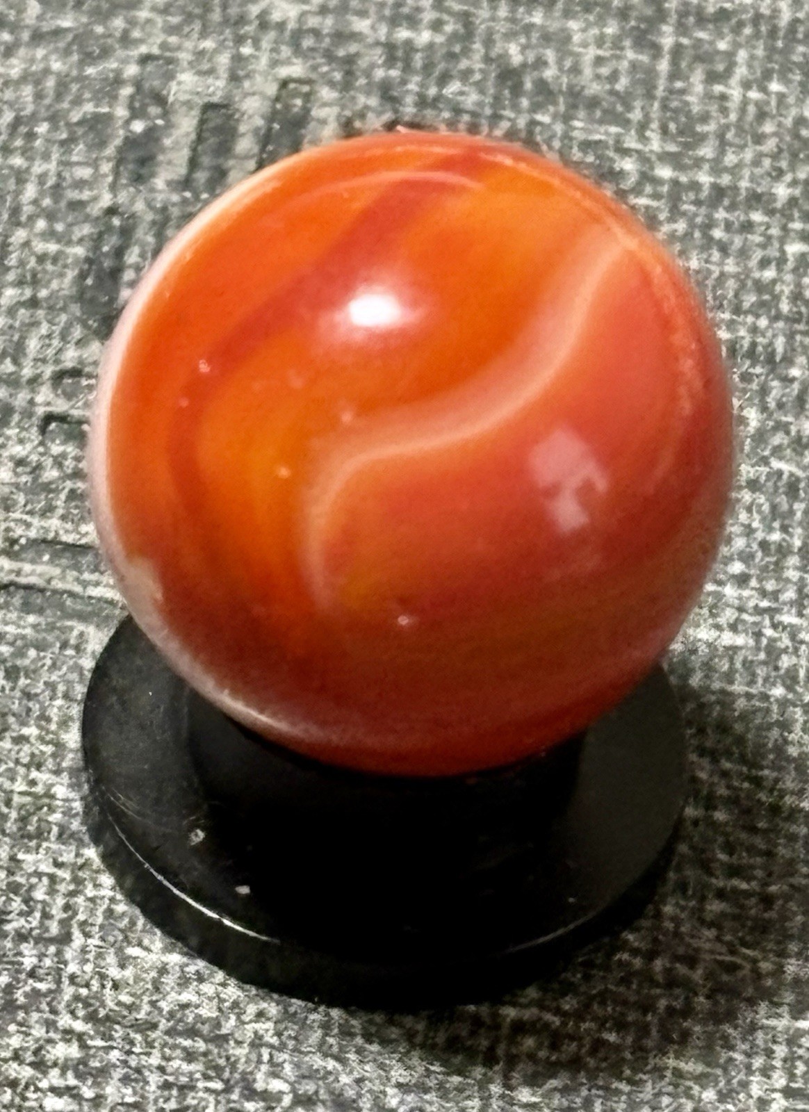 VTG Marble King Rainbow Marble .62” Tiny Flea Bites See Pics