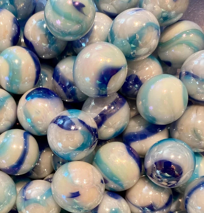 2 POUNDS 5/8 INCH “16mm” JELLYFISH MEGA / VACOR MARBLES