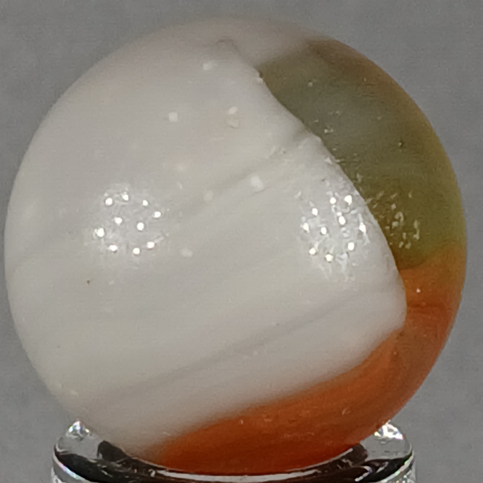 Vintage Vitro Conqueror Marble .61 Inches Near-Mint Condition
