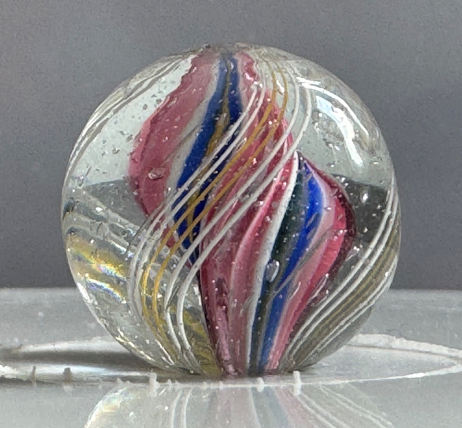 Well Crafted 3 Ribbon Divided Core Marble 17.5mm (11/16”)