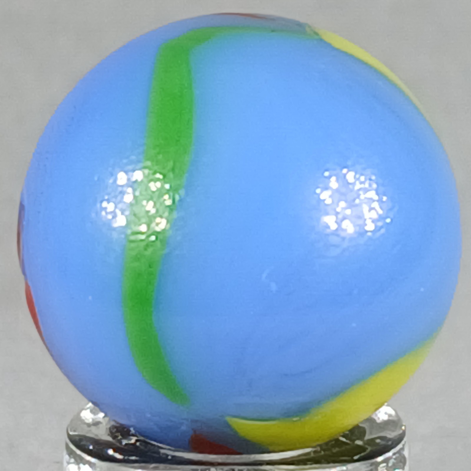 Vintage Imported Patch And Ribbon Marble .61 Inches Near-Mint Condition