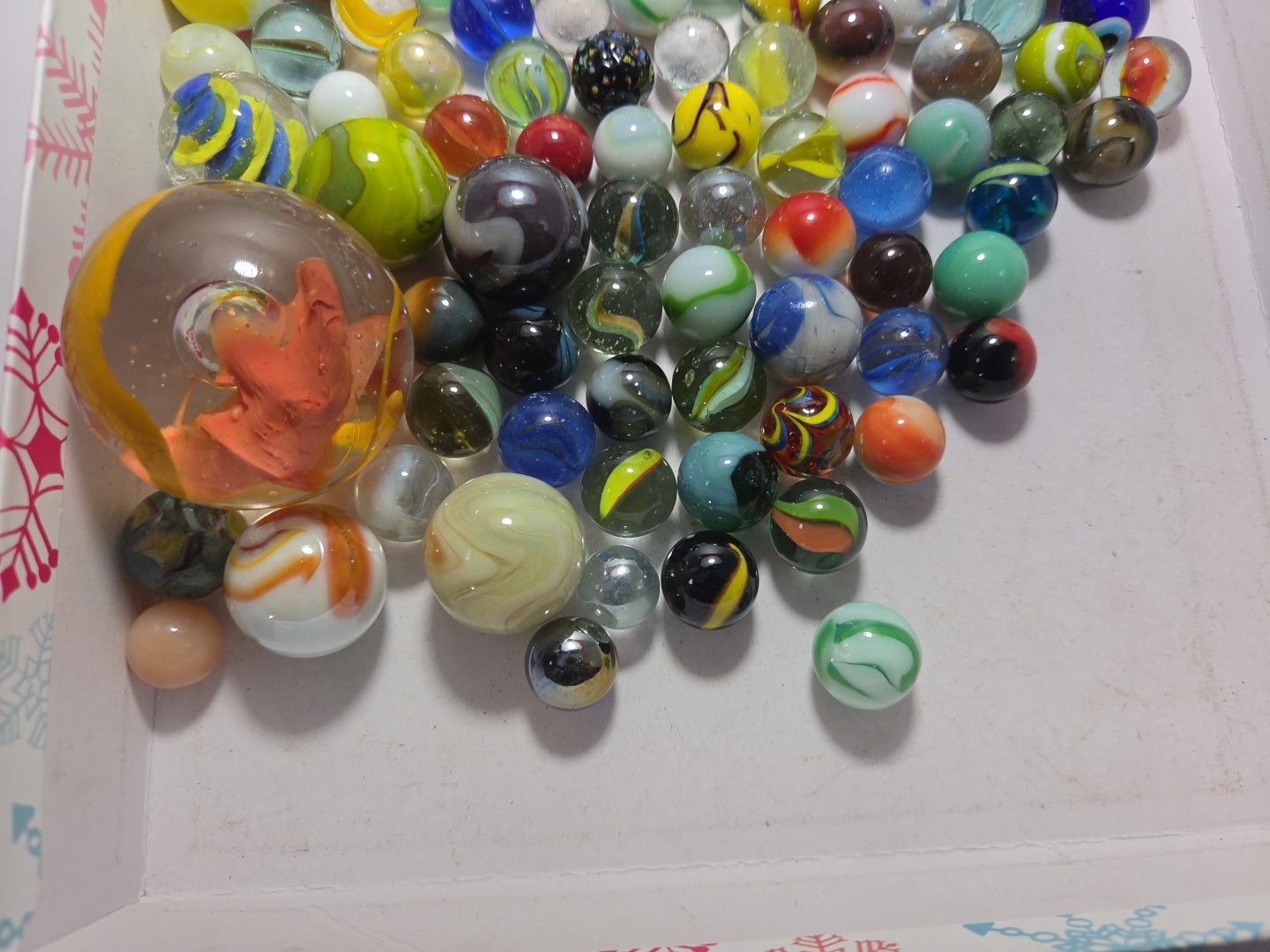 Variety Marble Lot Pee-wee ToeBreaker Shooter Player Vitro Akro Peltier Jabo Mix