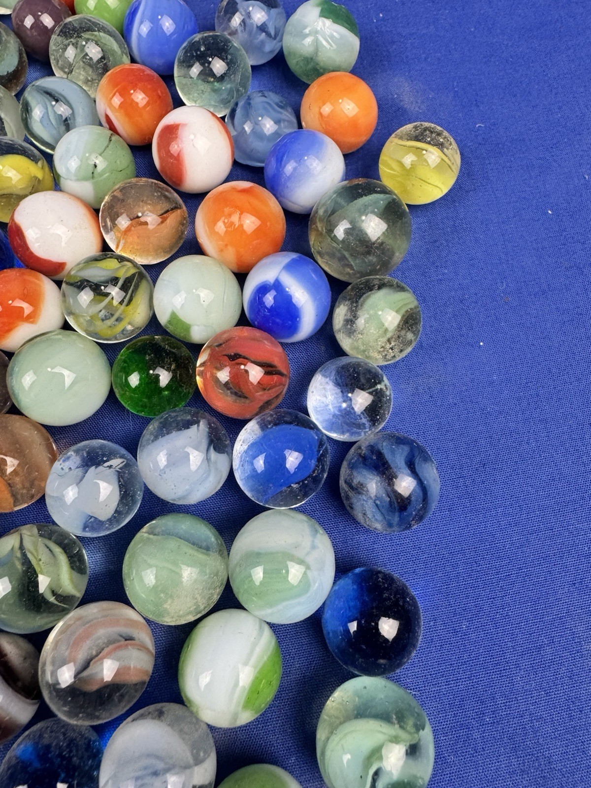 163 Vintage Marbles & 8 Poppers ~ Authentic Massachusetts Estate Find