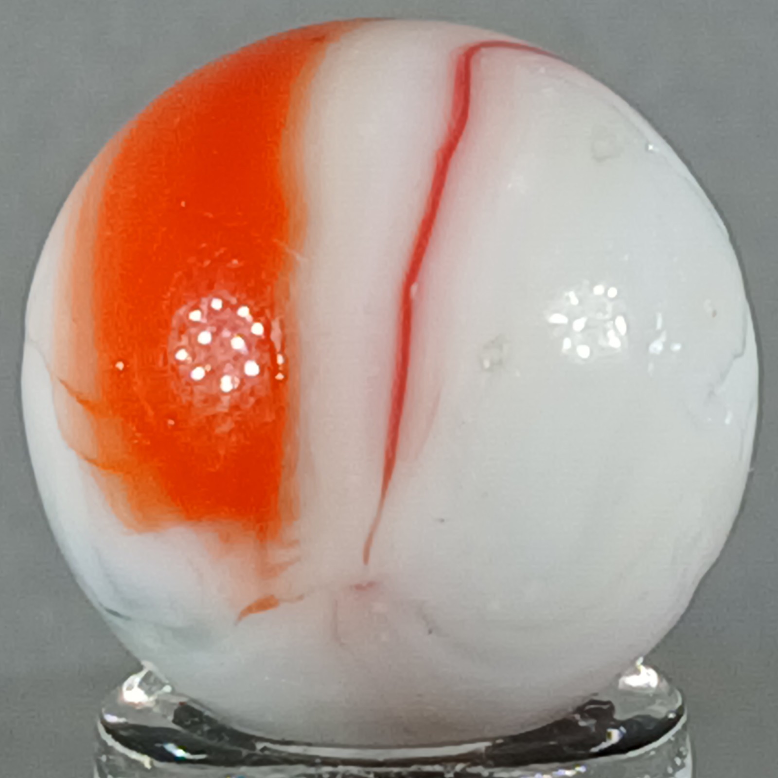 Vintage Imported Patch And Ribbon Marble .61 Inches Near-Mint Condition