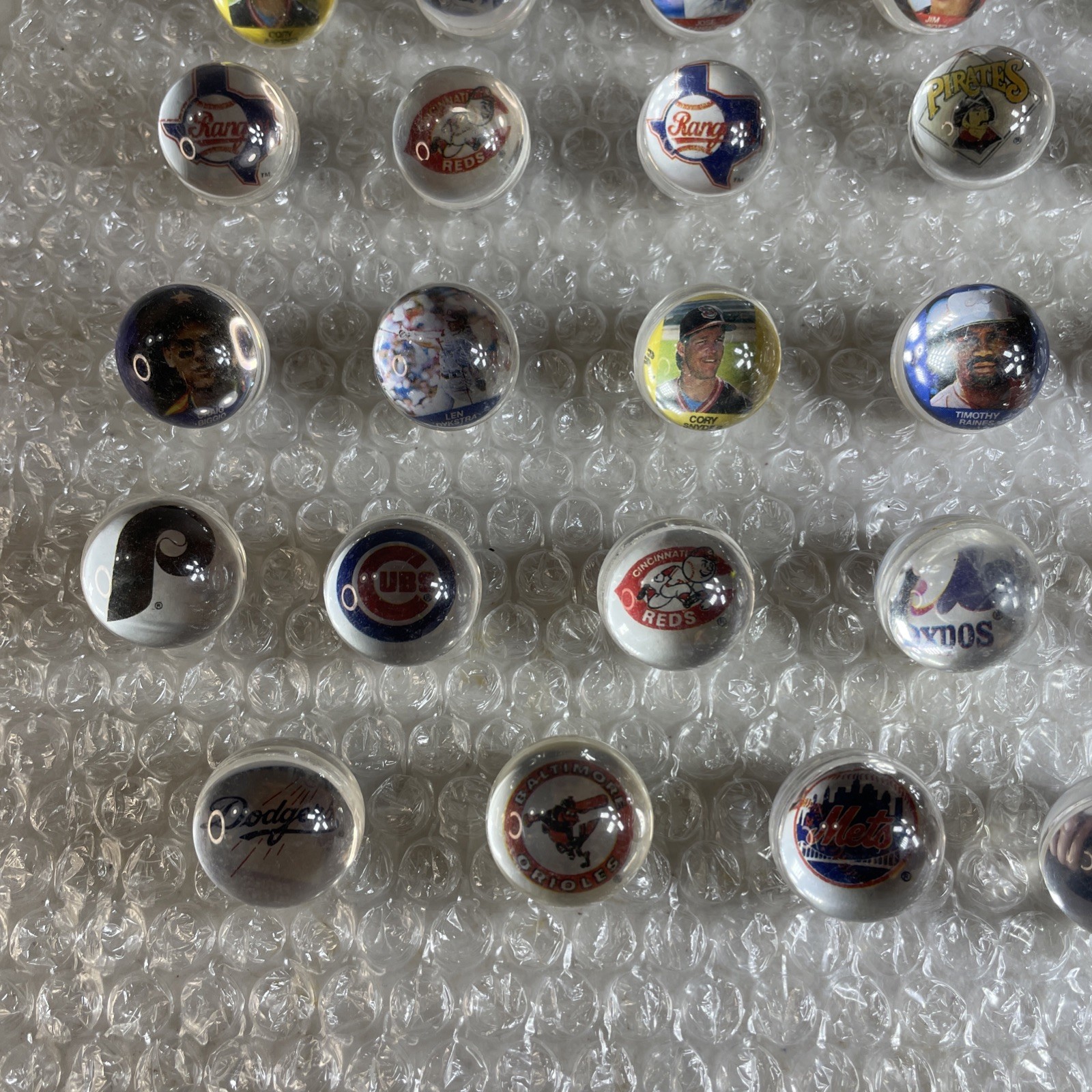 rare Super Star Major League Baseball Collectors Acrylic Marble Lot MLB 35F44