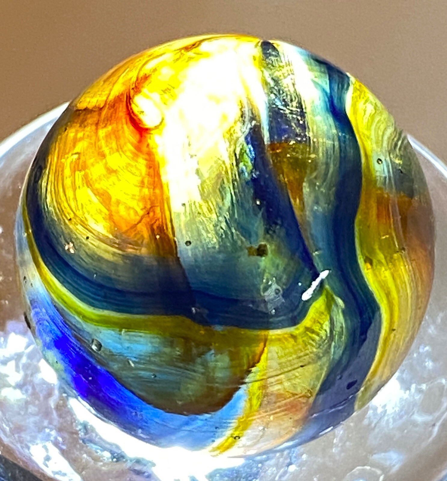 DAS/CHAMPION/WV/JABO ALL I CAN SAY IS WOW TRANSPARENT SWIRLED SHOOTER .71″ M588