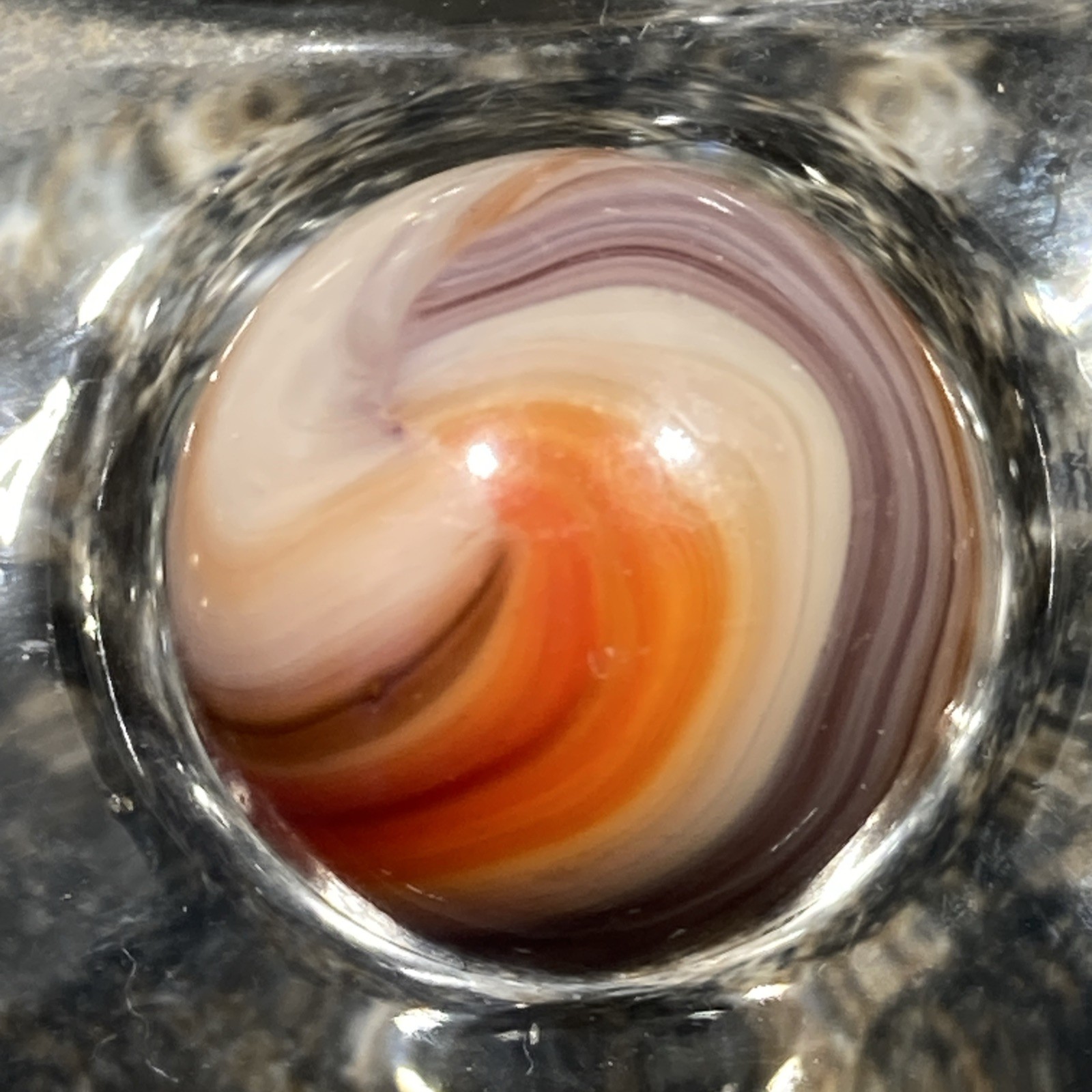 Vtg Akro Agate Company Killer 3+ HTF Color Very Nice!! .59” W14