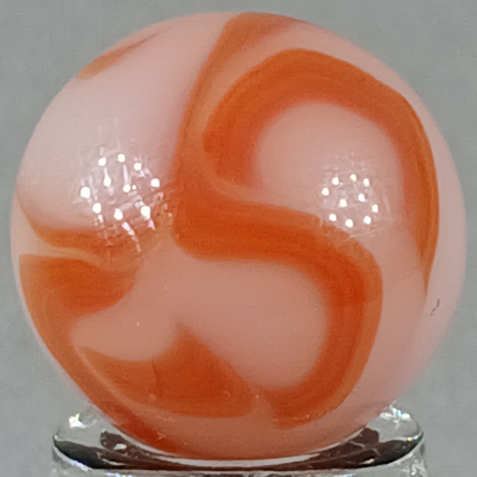 Vintage Champion Swirl Marble .60 Inches Near-Mint Condition Combined Shipping