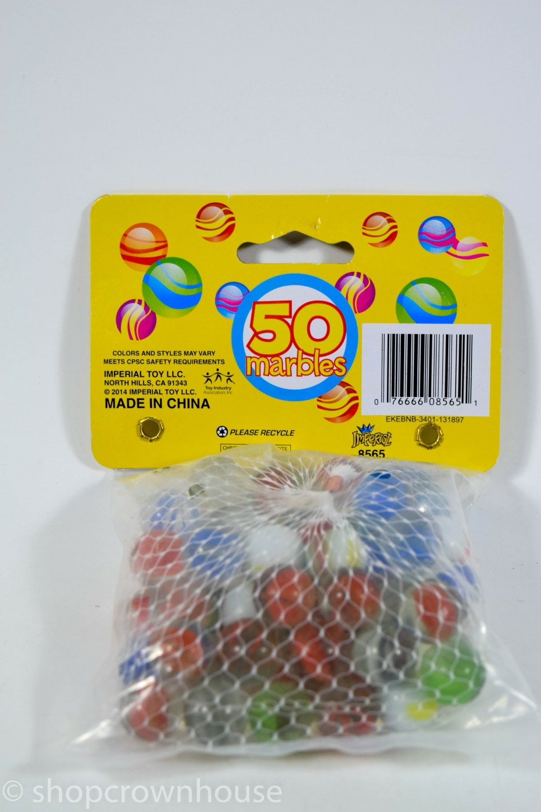 1 pack = 50 Imperial Toy Marbles in a Bag Assorted Colors w/ 1 Super Shooter
