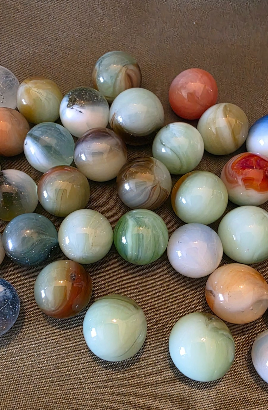 Vintage Marble Lot Master possibly others Beautiful Marbles M/NM Lot 5 Free Ship