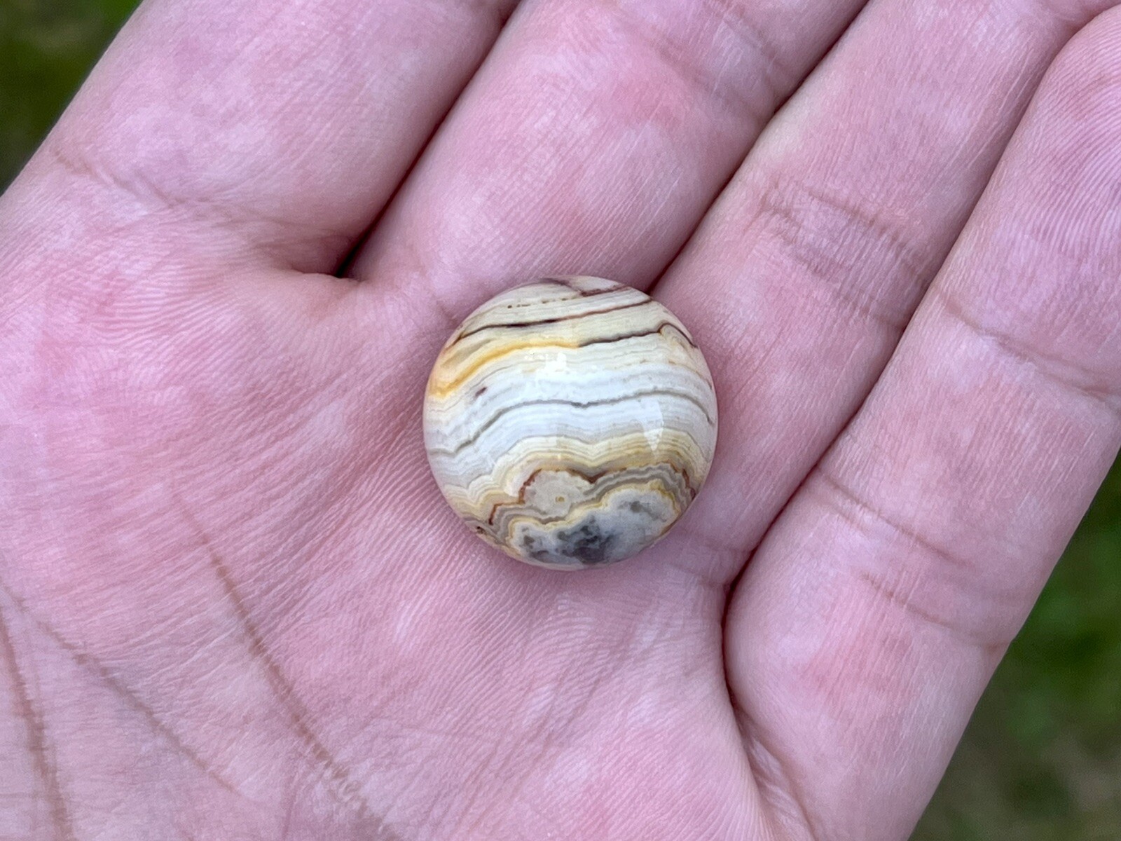 Nice! Natural Stone Agate Quartz Multi Color Swirl “Marble” Sphere Crystal Ball