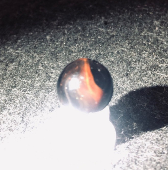 🔥Estate Sale Vintage Transitional “Mist Lutz” Marble Size 5/8 in / .61 in🔥