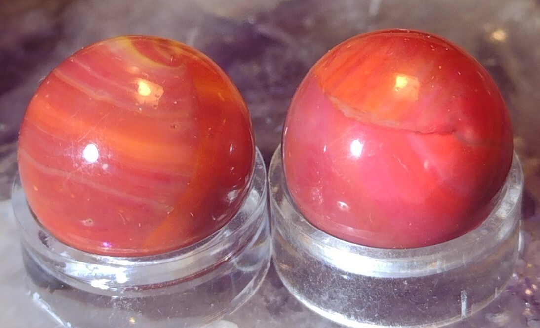 .57″ 🦄VINTAGE MARBLE KING MARBLES – NM OLD TOYS!
