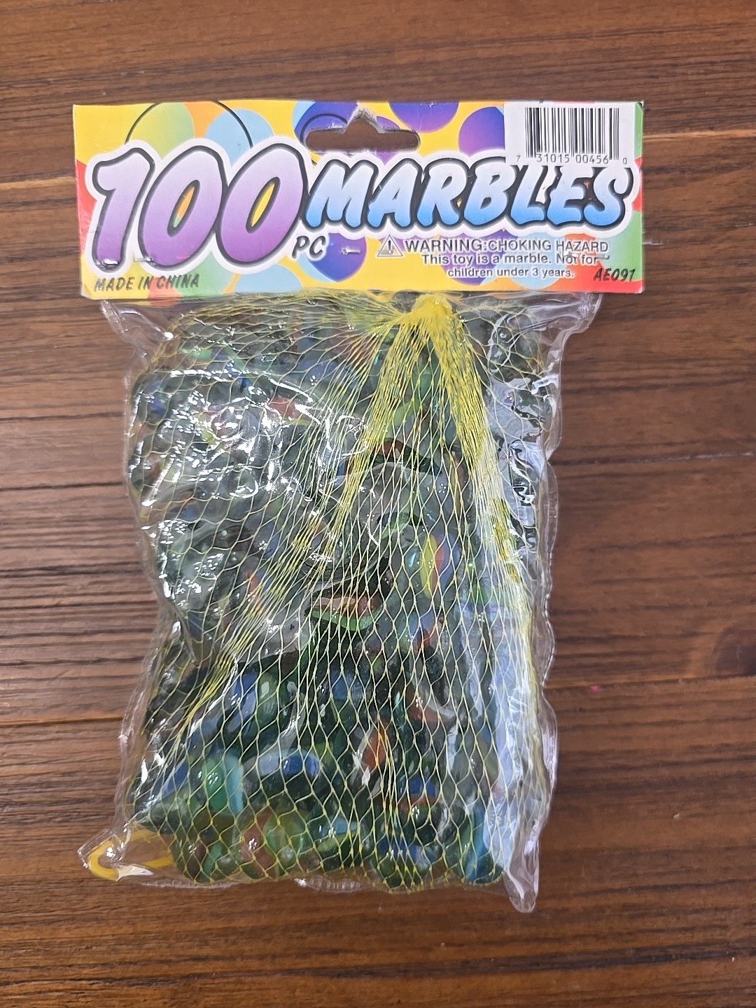 Glass Marbles Lot 3 Bags With Nets 225 Pieces