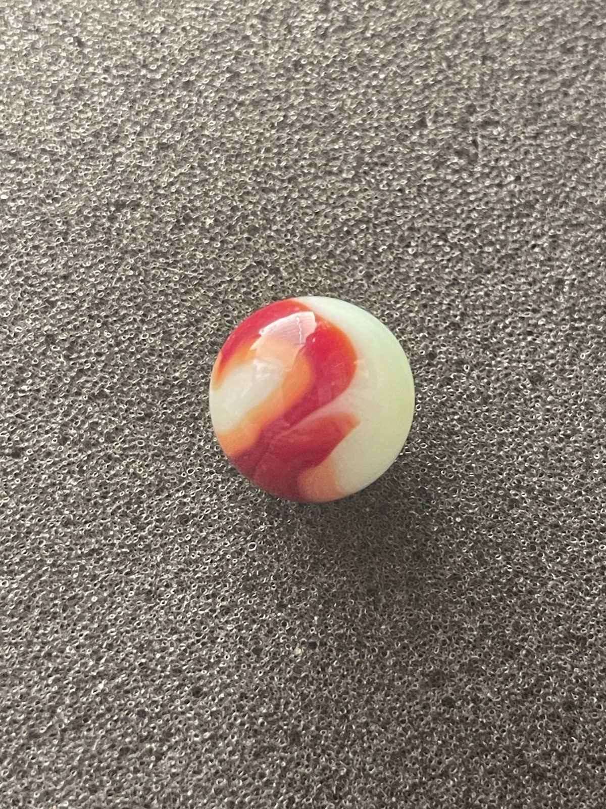 Akro-Agate 5/8” Prize Name Moonie Marble..TM1407