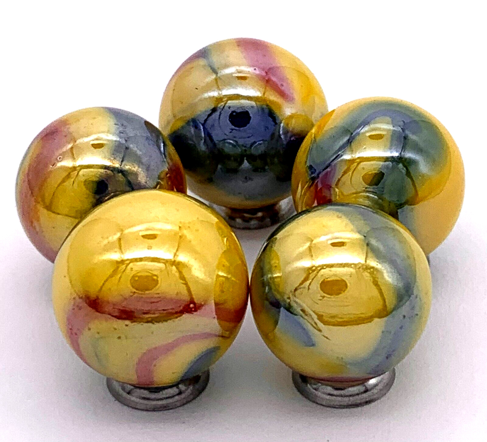 New for 2023! Bulk 16mm Tropicana Glass Marble Players 5/8″ Pk 25 Vacor HOM
