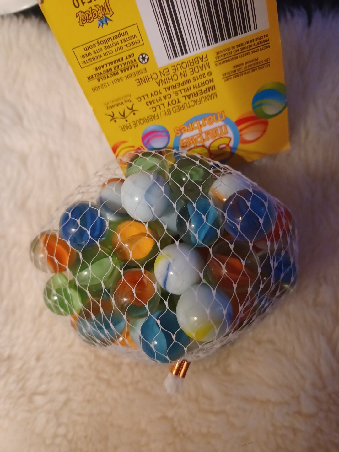 Ages 5+ Toy Marbles 50 Pack by IMPERIAL TOY NEW includes One Shooter