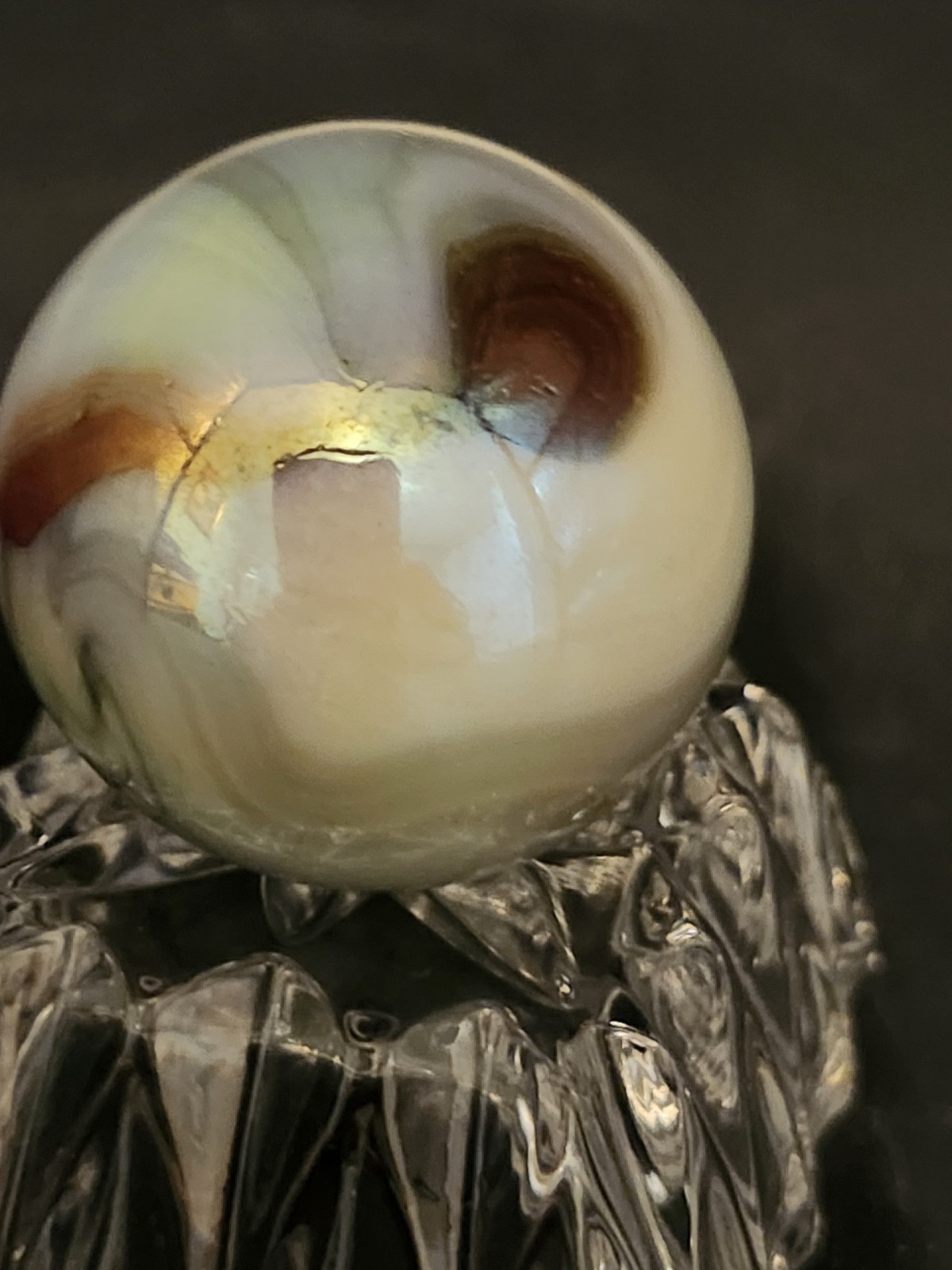 11 Glass Marbles & Spheres Obsidian Peltier Miotti Goldstone