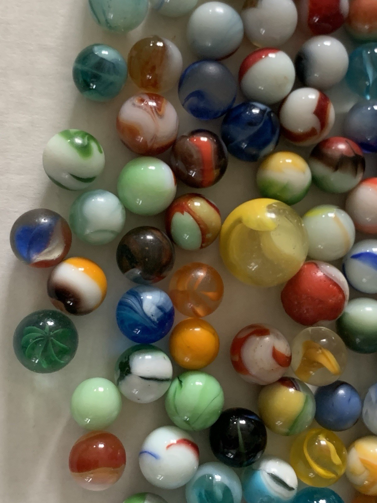 Vintage lot 125 Mixed Marbles – Collection Arkansas Flea Mart 35+ Years