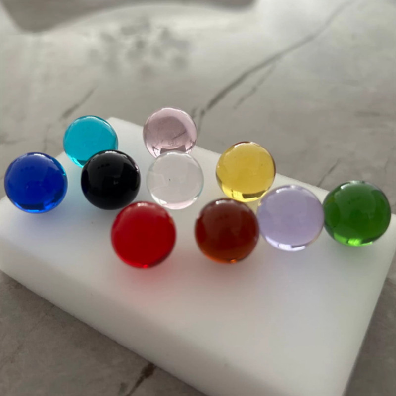 16MM/20MM Crystal Sphere Beads Glass Solid Balls Marbles Game Multicolored