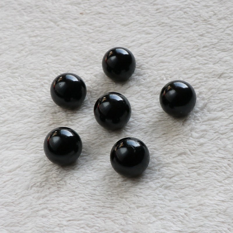 Black Glass Beads Glass Ball Marble Solid Round Sphere Decoration 16mm 22mm 24mm