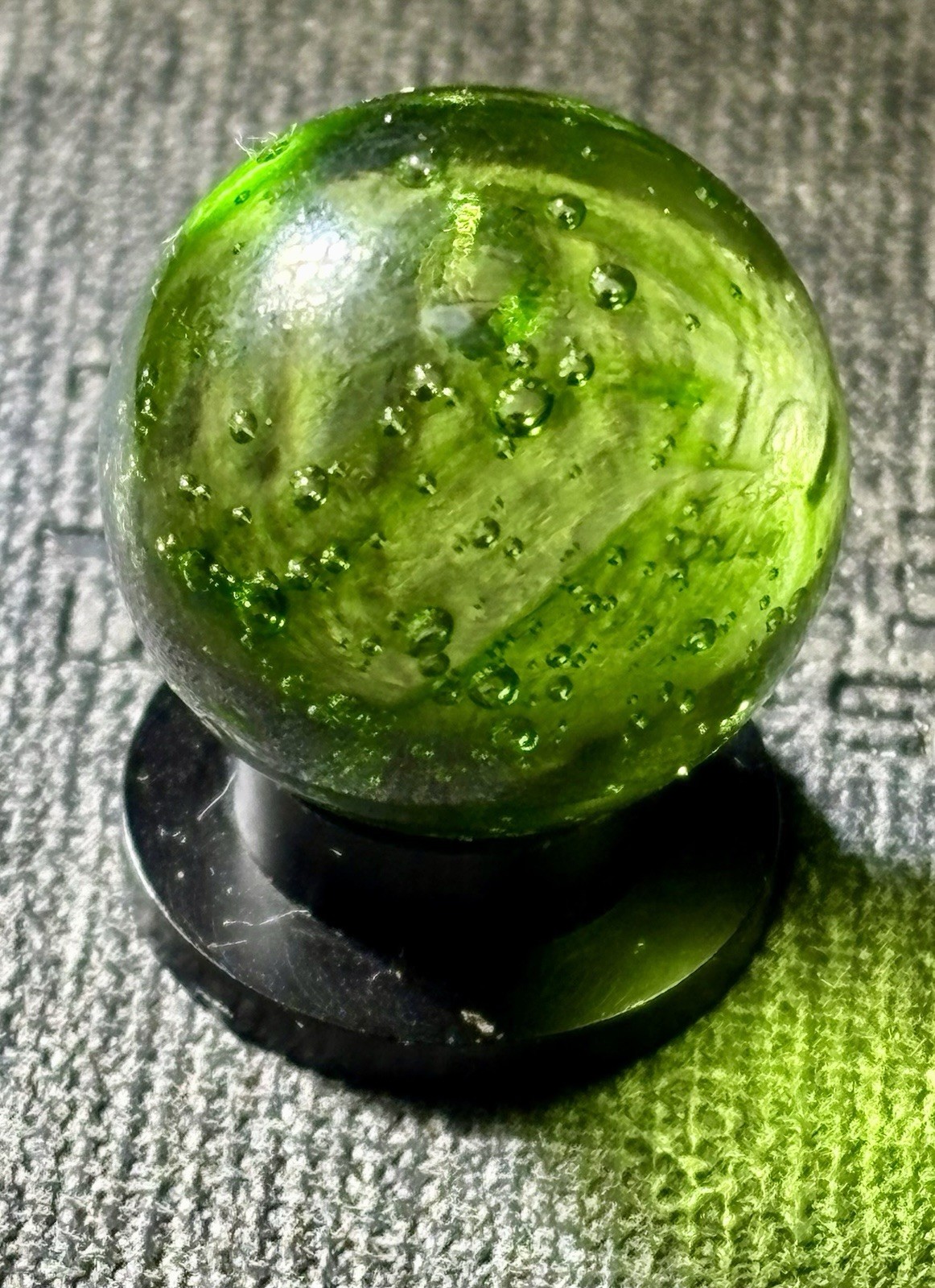 VTG Bogard / Heaton Caged Cat’s Eye Marble .66” NM