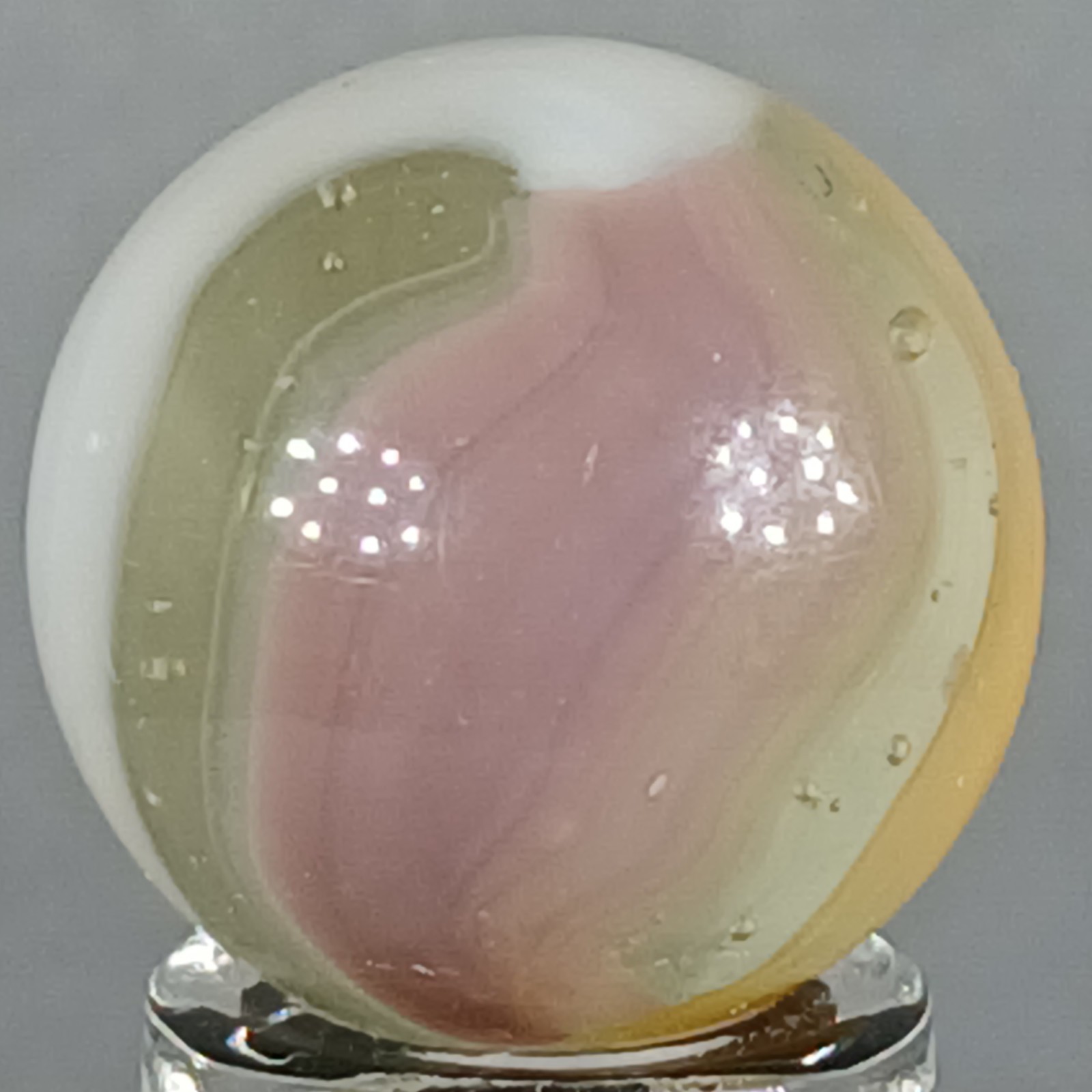 Vintage Vitro Hybrid Conqueror Marble .63 Inches Near-Mint Condition