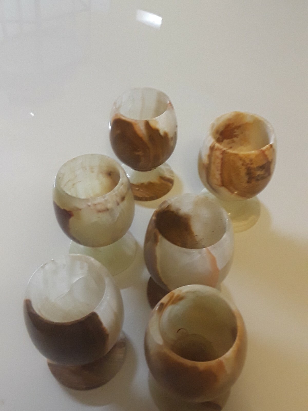 Mega Marbles vintage Marbles, Set of6 Assorted, 5/8″