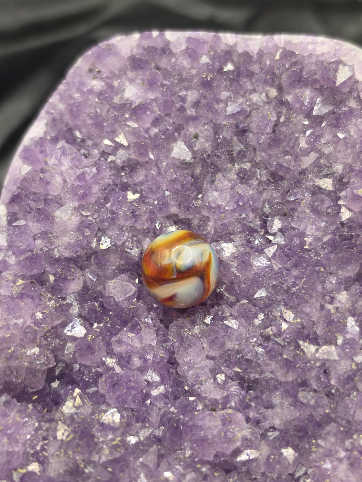 Vintage Popeye Red/yellow Marble