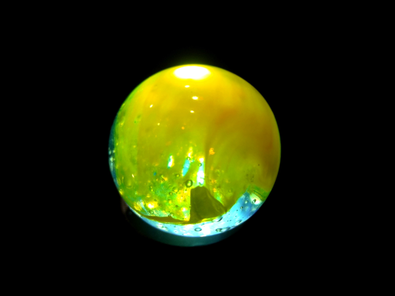 AKRO AGATE LEPARD 😾 “SHOOTER” (One of Akros rarest marbles VHTF Wet Mint